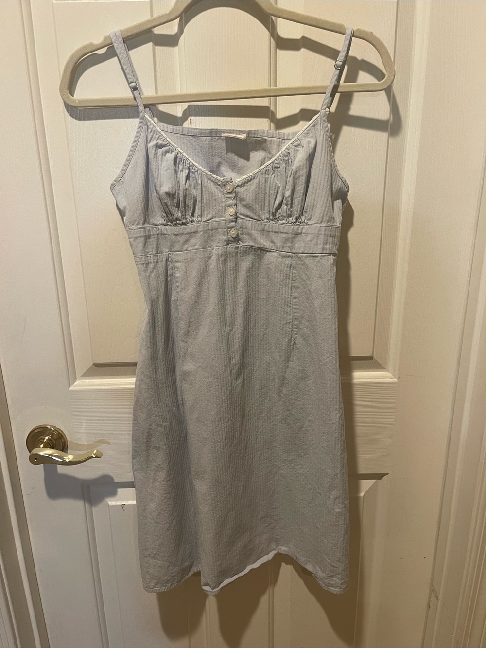 John Galt Light Blue Babydoll Dress | Cottagecore Coquette Summer Dress